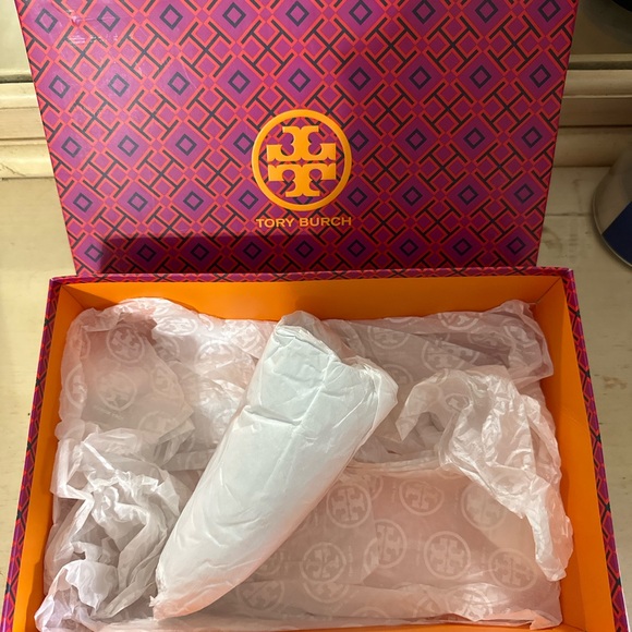 Tory Burch Yellow and Ivory Sneakers - Picture 11 of 12